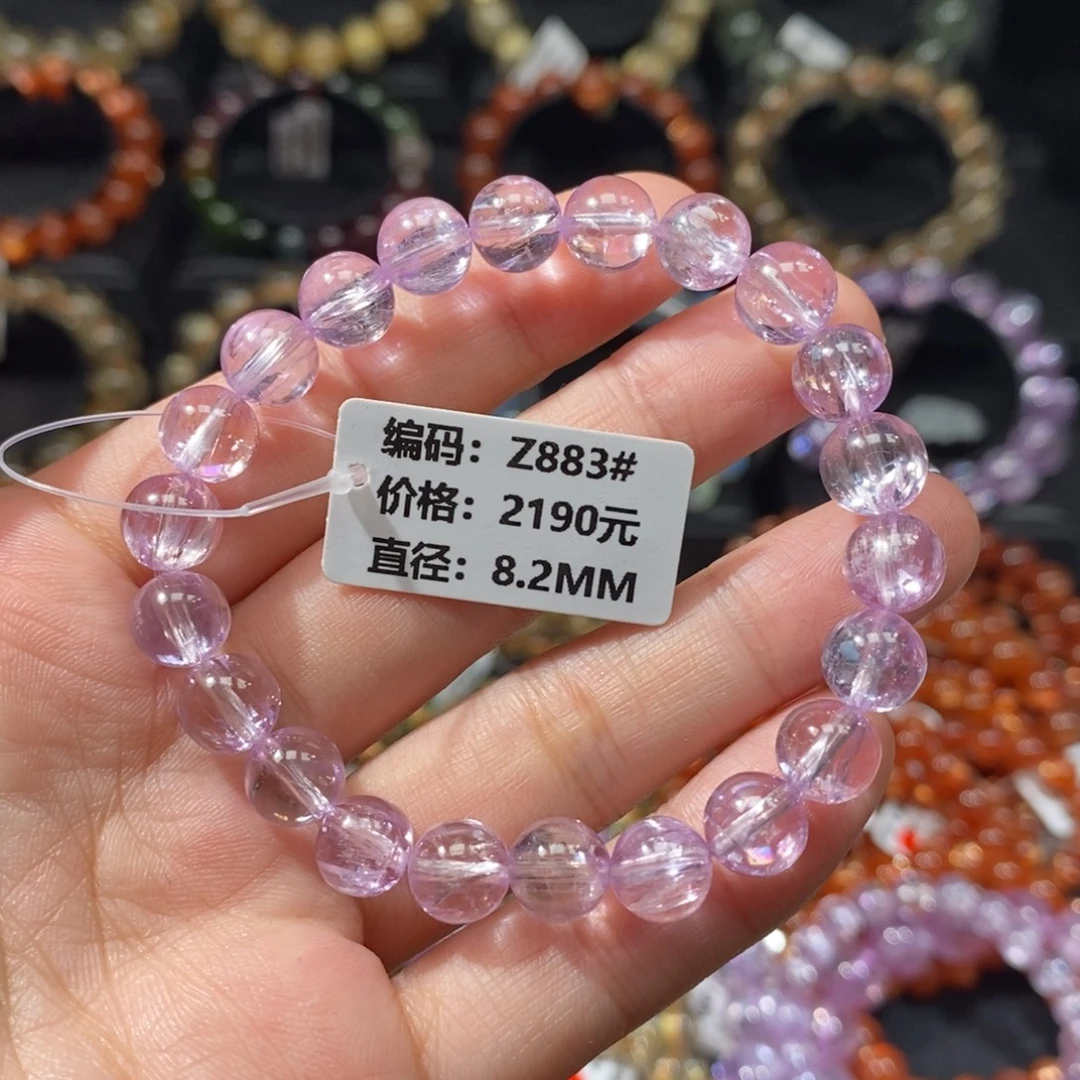 ᝰ****锂辉石Z883# 8.2mm未镶嵌