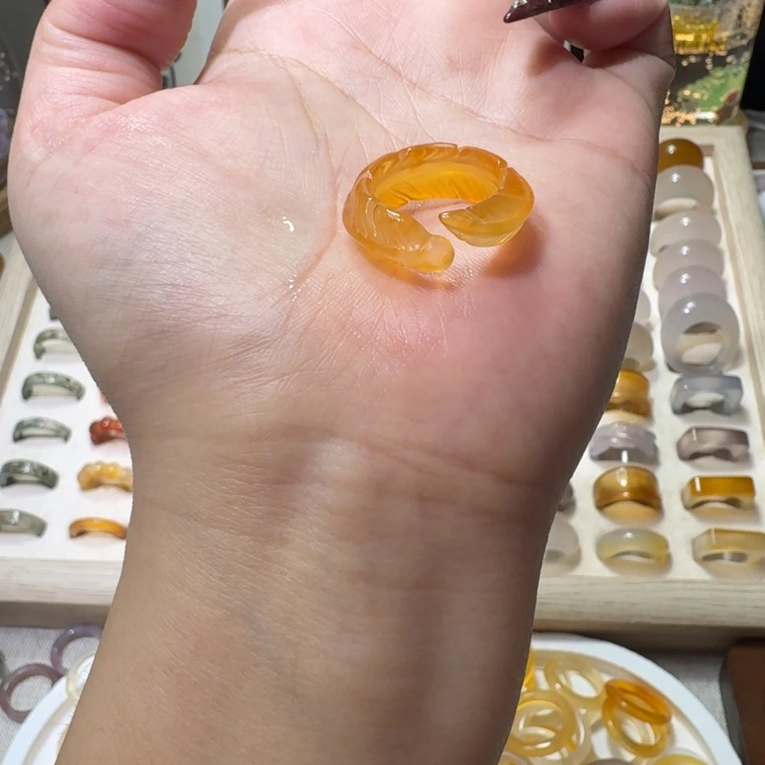 合金戒指玛瑙/玉髓862港13