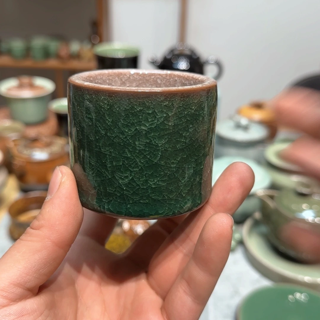小金茶具青瓷茶器