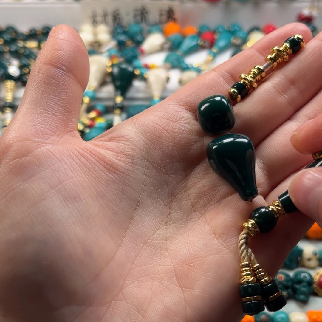 冰***檬琉璃颈饰琉璃配饰14