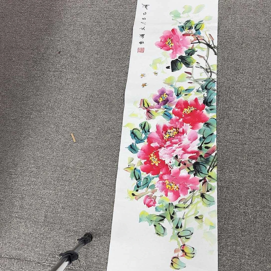 国画国画作品多次在国内外