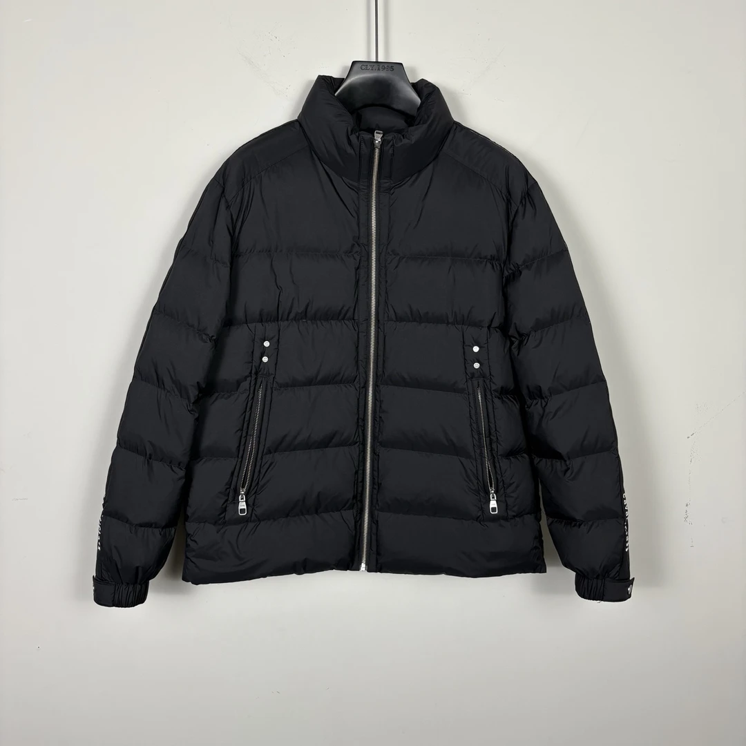 Cavalli Class/卡沃利 时尚男士织带百搭羽绒服 2541007/008白