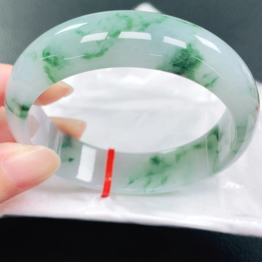 未镶嵌手镯翡翠56圈