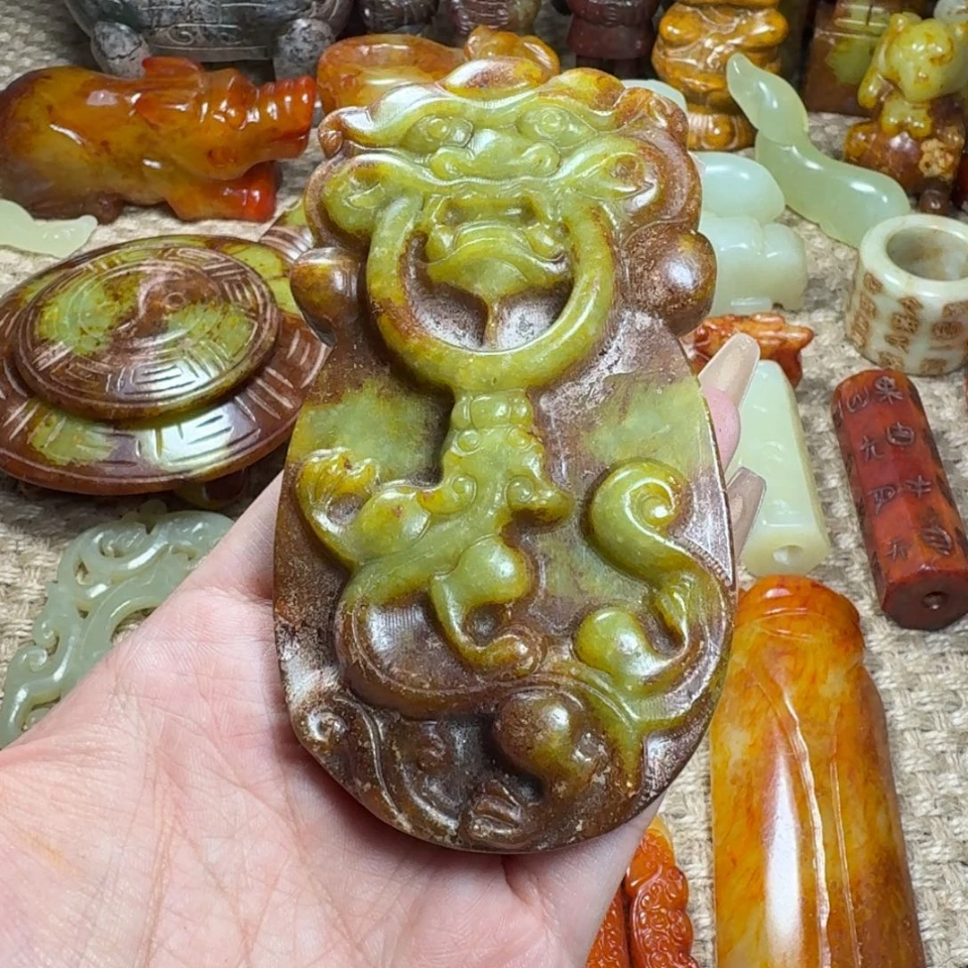 白玉菩提吊坠挂件