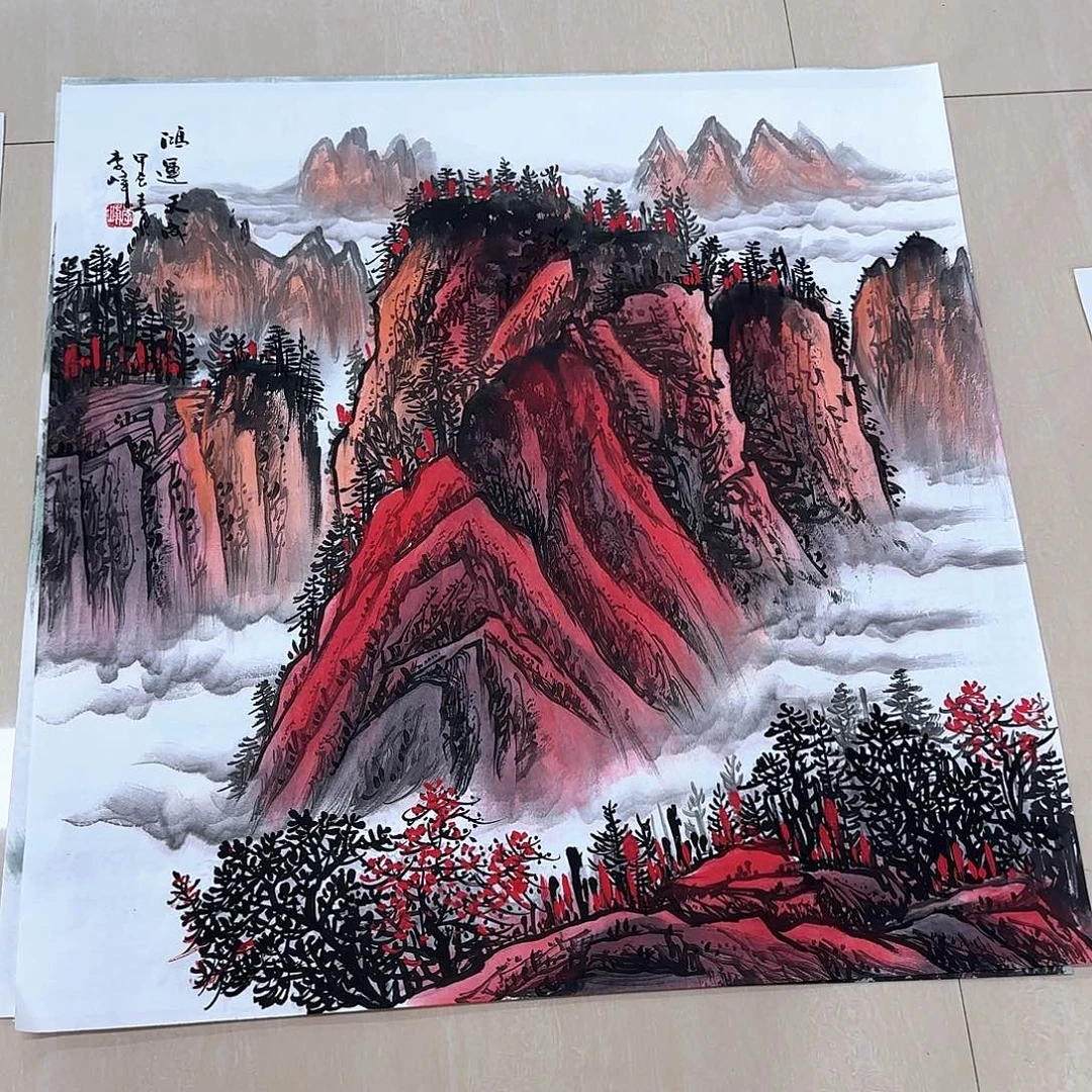 国画国画作品集一个