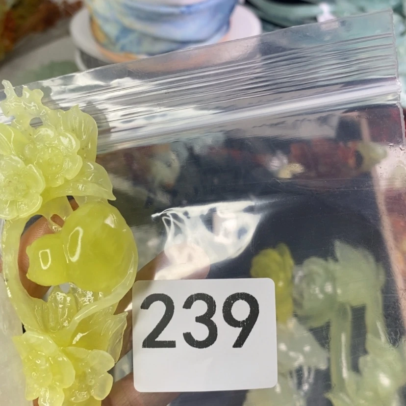 【闪购商品】岫玉发饰未镶嵌夏*