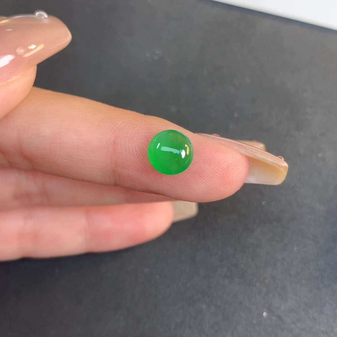 翡翠裸石翡翠翡翠7.36-2.81