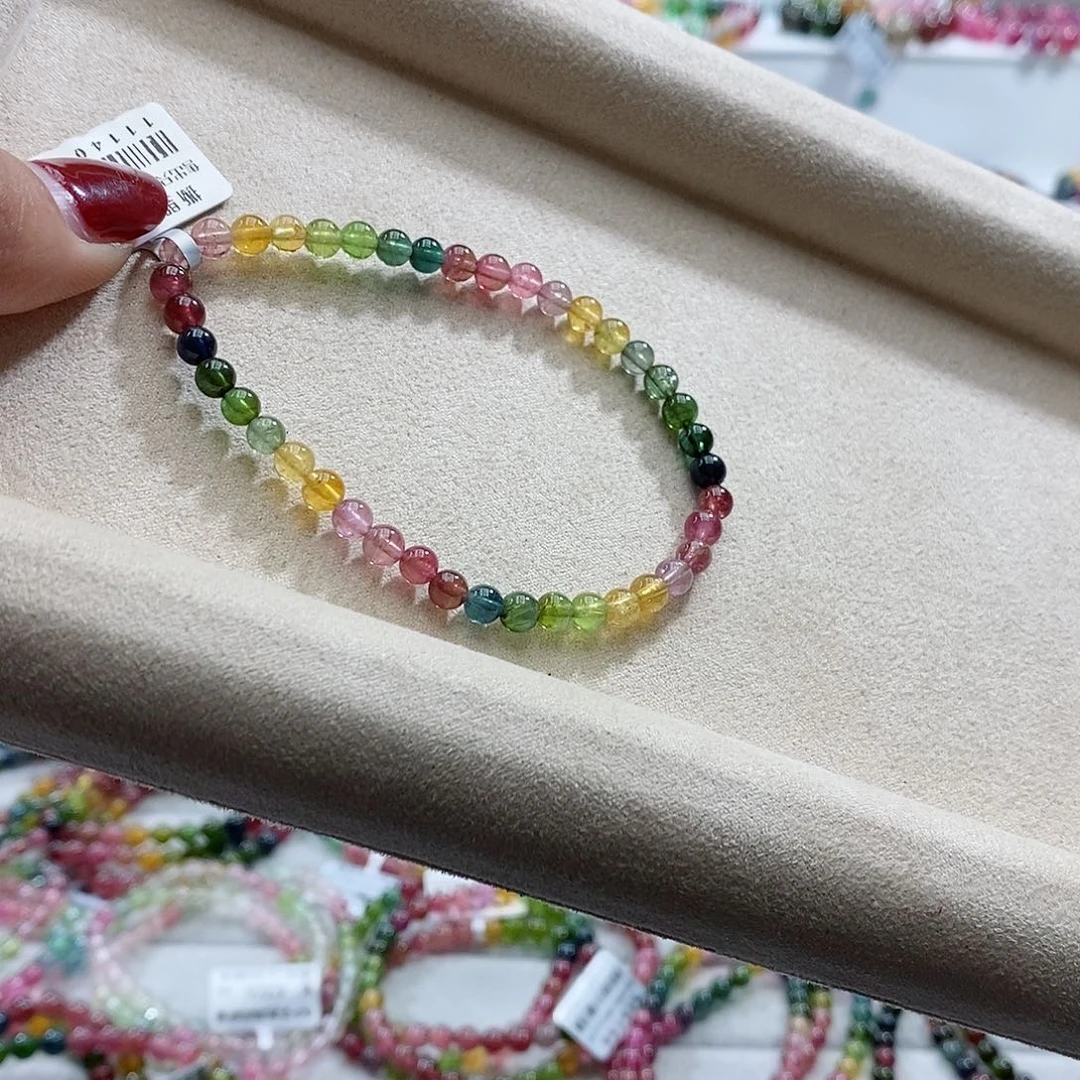 碧玺手链未镶嵌多样性发一条