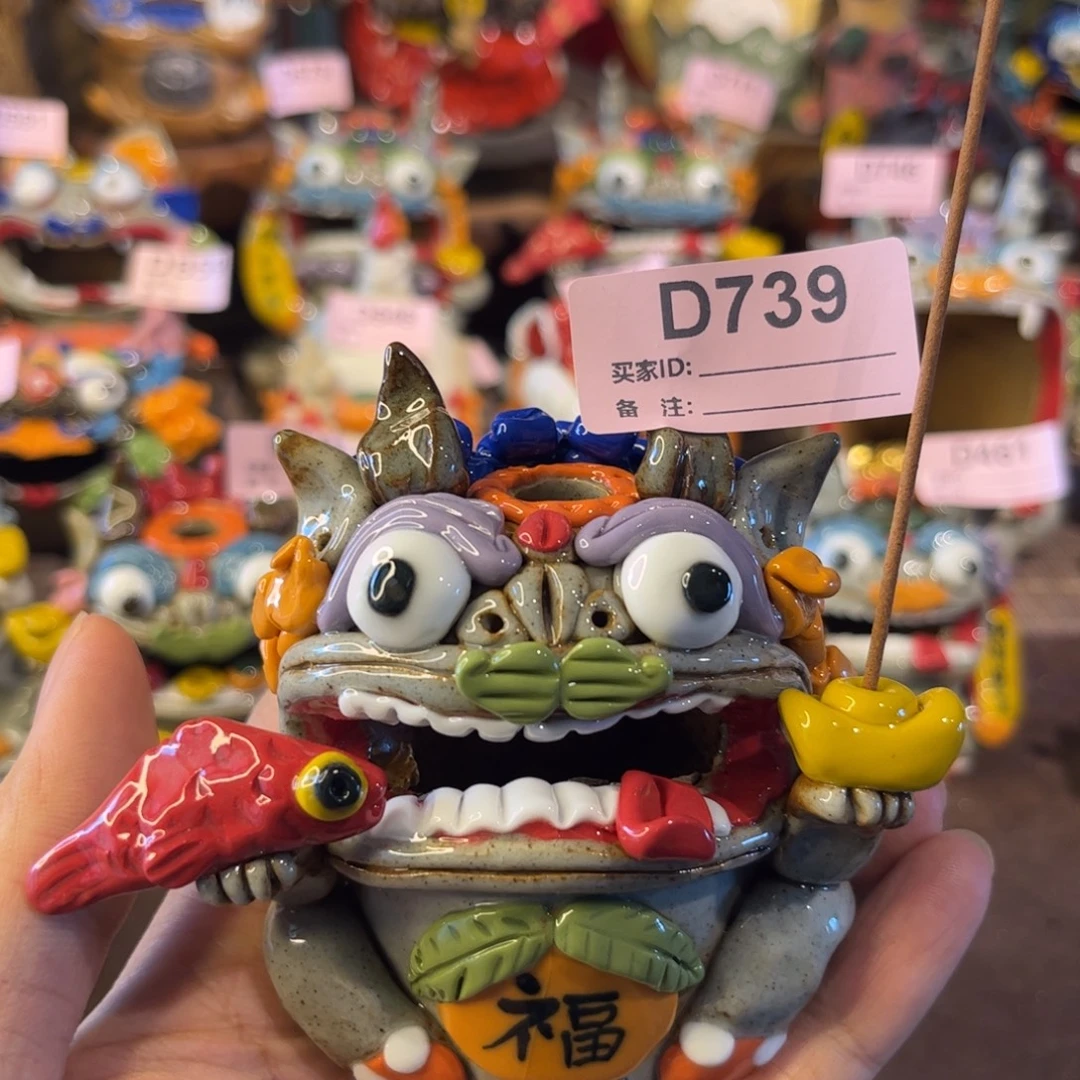 泥塑纯手工茶宠摆件
