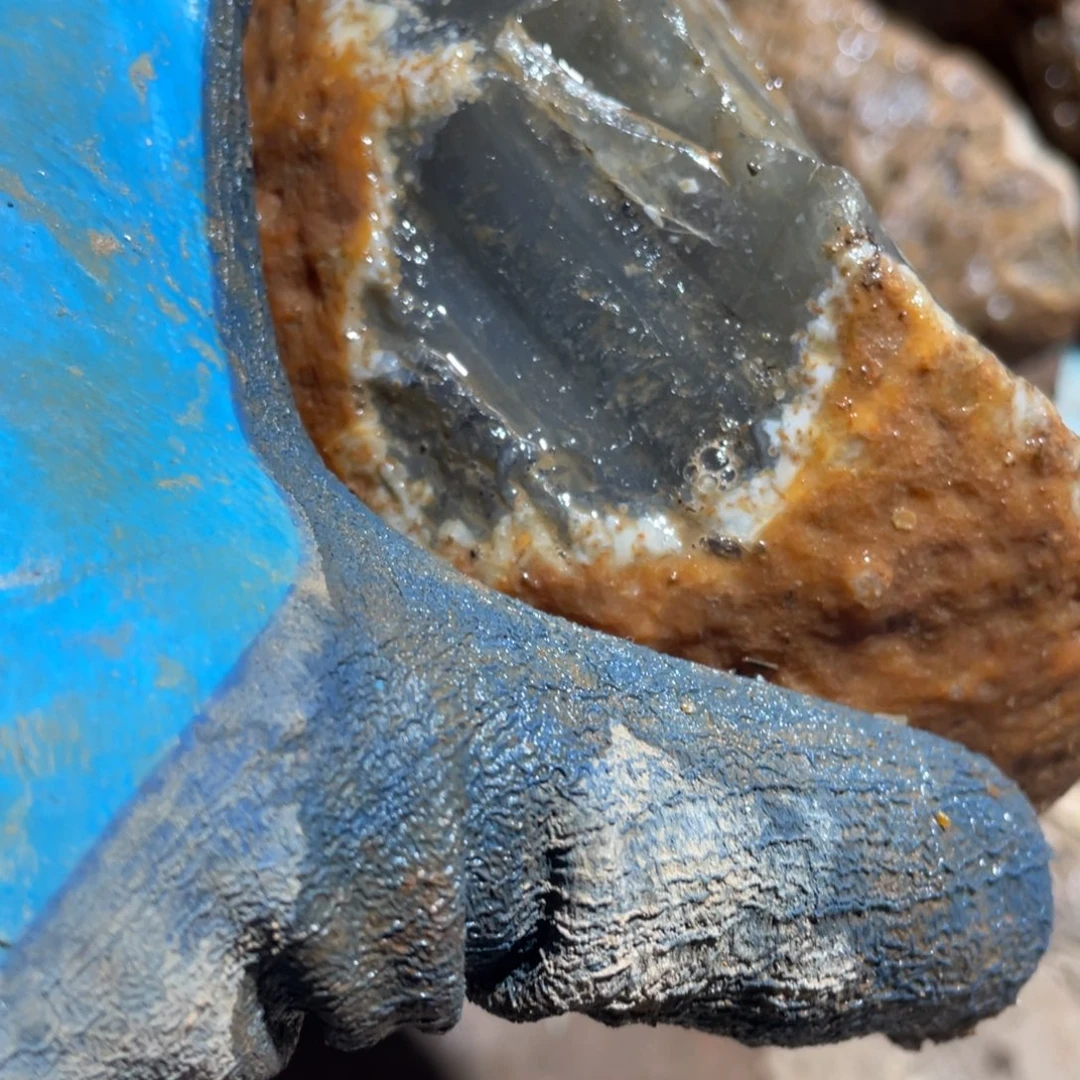 幸***站定制玛瑙原石切割不退不换