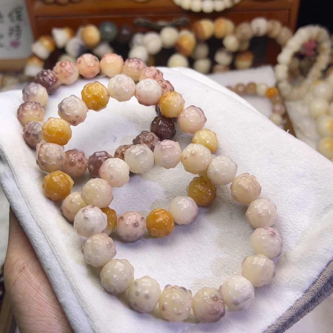 菩提根/象牙果吊坠绵羊卡14