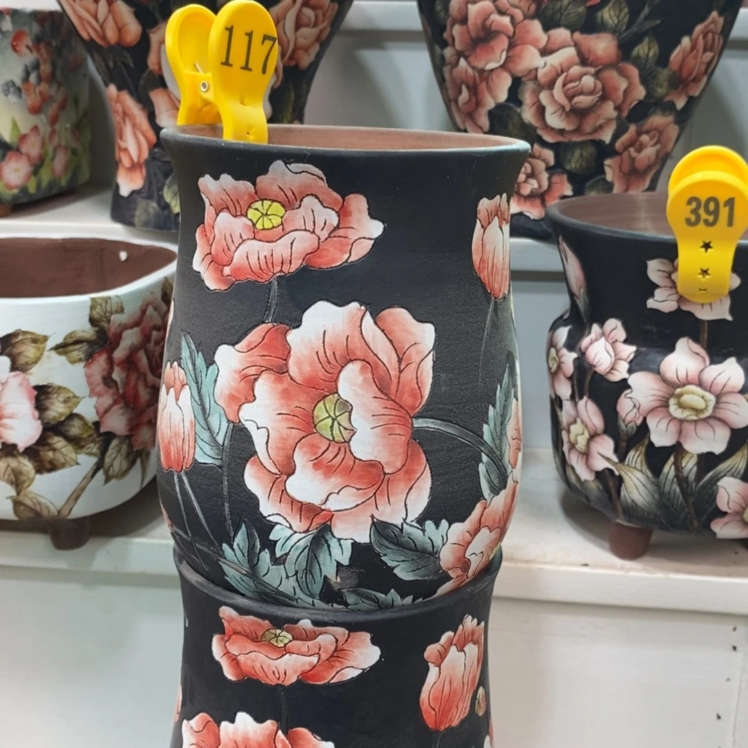 紫砂花盆子**妈水晶花盆117