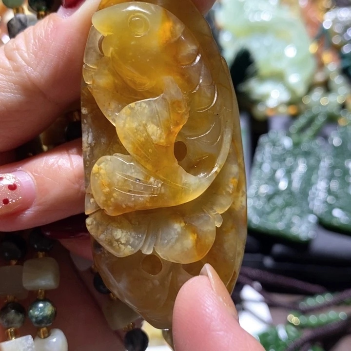 岫玉毛衣链未镶嵌