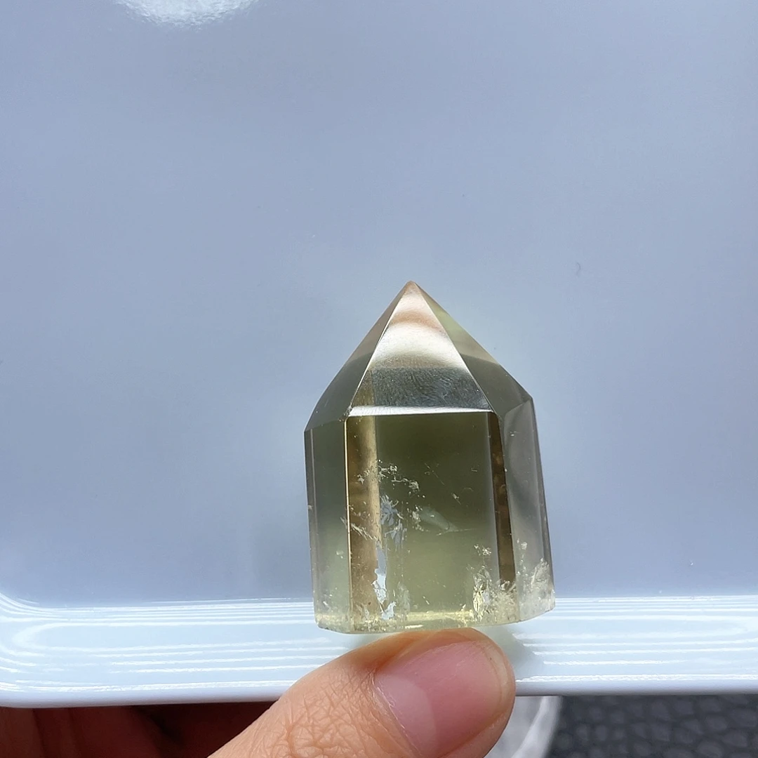 未镶嵌珠宝半成品水晶75黄水晶柱