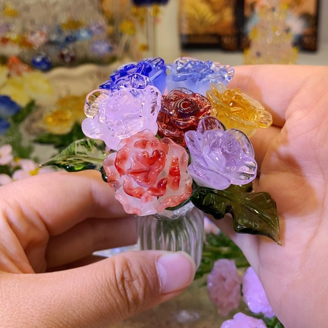琉璃手工艺品记****过一套
