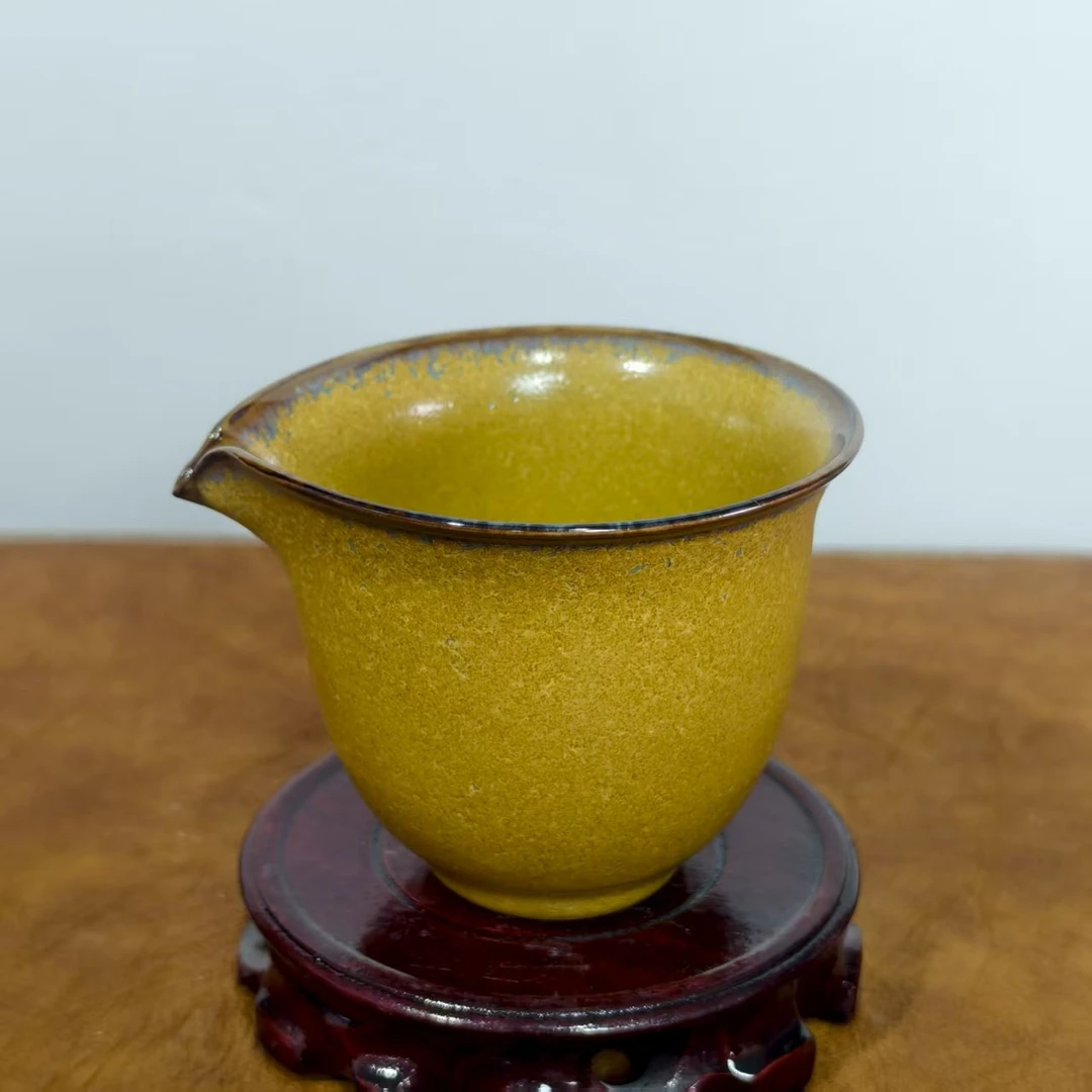 喜物 周光勇手工茶具茶道公杯茶器 孤品120