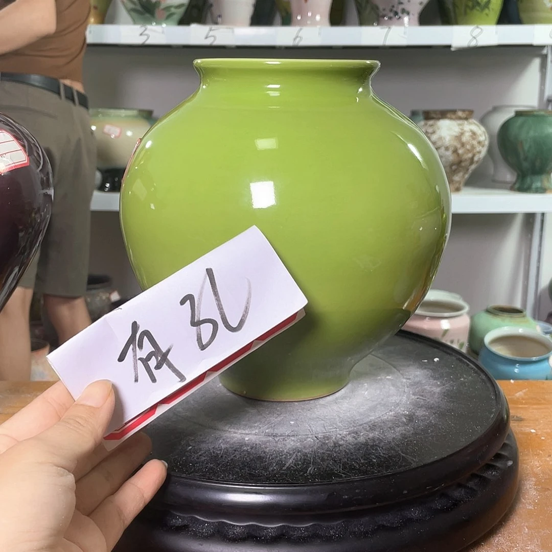 景德镇陶瓷花盆微瑕
