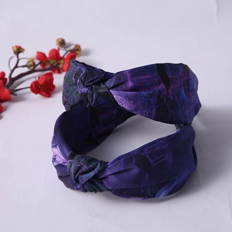 FS007国风香云纱显脸小减龄头箍