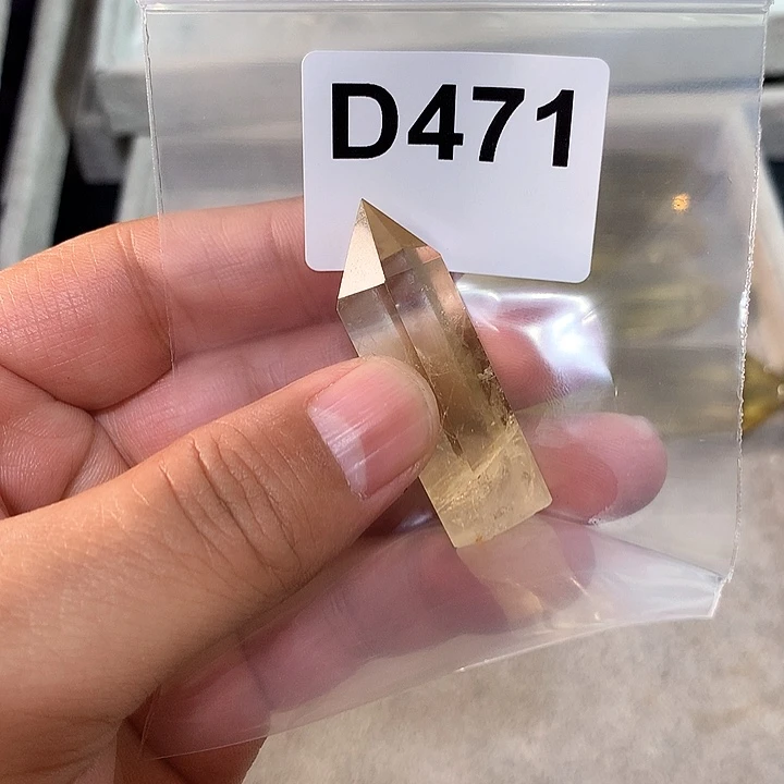水晶天然水晶柱子D471未镶嵌新*子