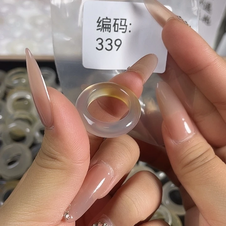 玛瑙/玉髓未镶嵌戒指339港15