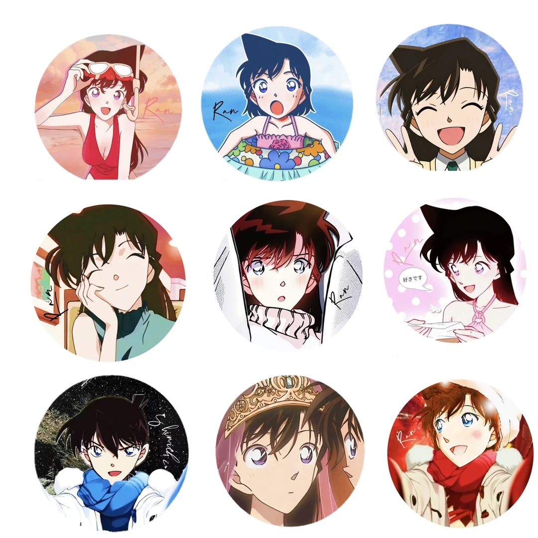 名柯南【第一弹】同人二创吧唧之原画定制磨砂徽章系列默认代拆侦探