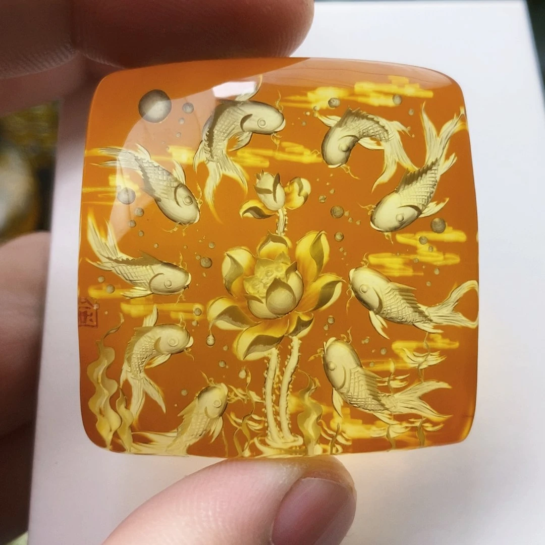 【闪购商品】金珀吊坠(不含链)未镶嵌