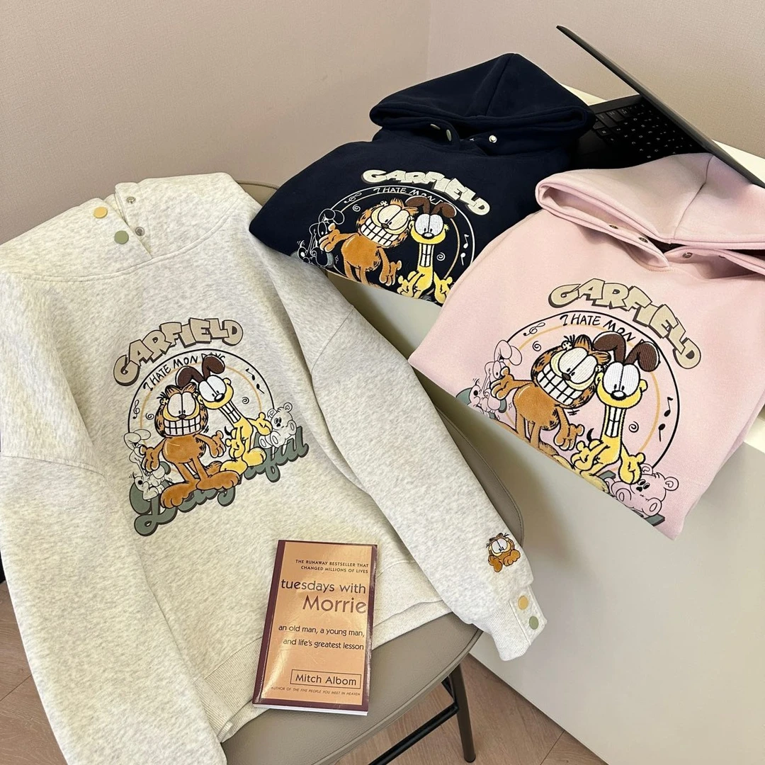 【号码100-149】D春款东大门订单连帽重工刺绣卫衣