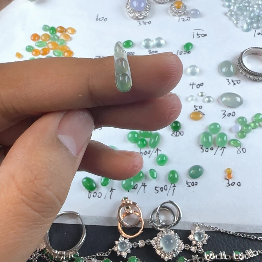 翡翠戒指未镶嵌缅甸天然翡翠