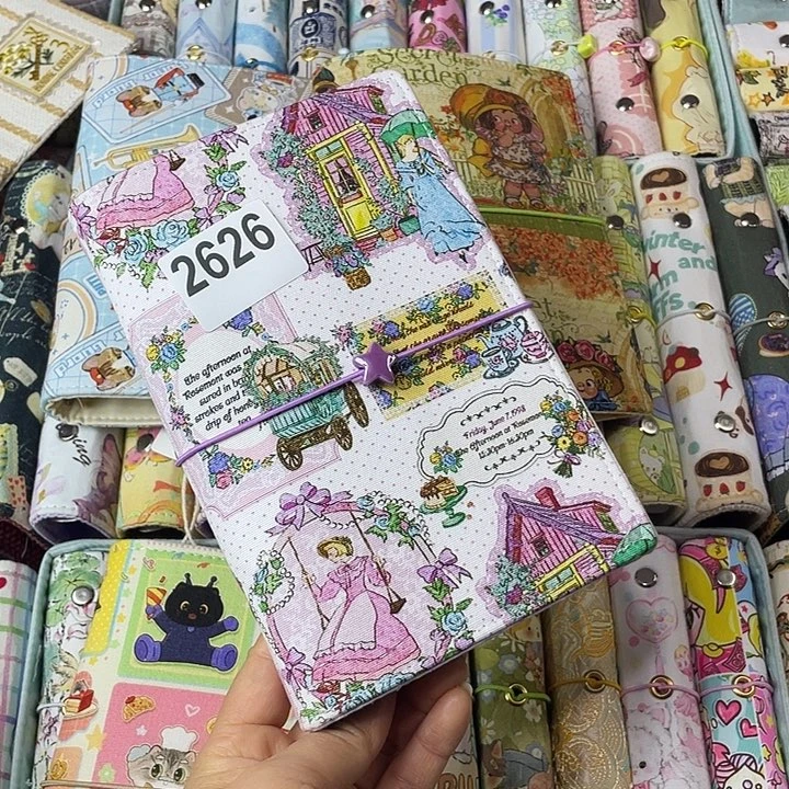 织绣A6 活页不加纸2626