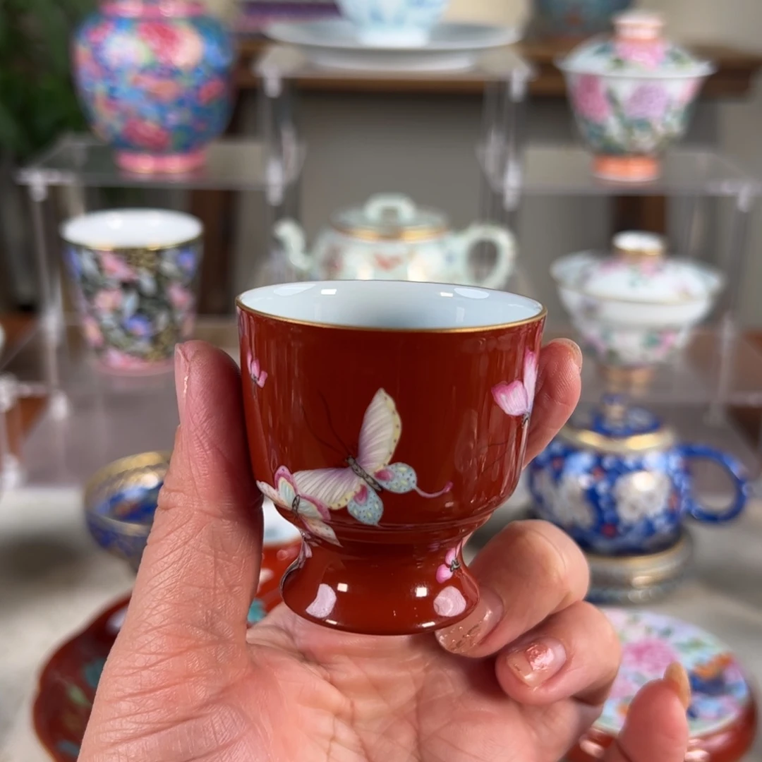 纯手工手绘 高端茶器