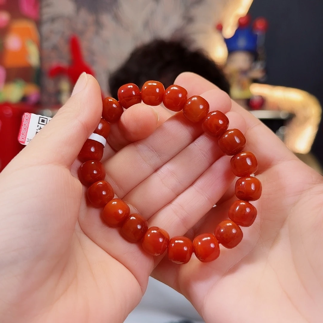 南红玛瑙未镶嵌手链手串