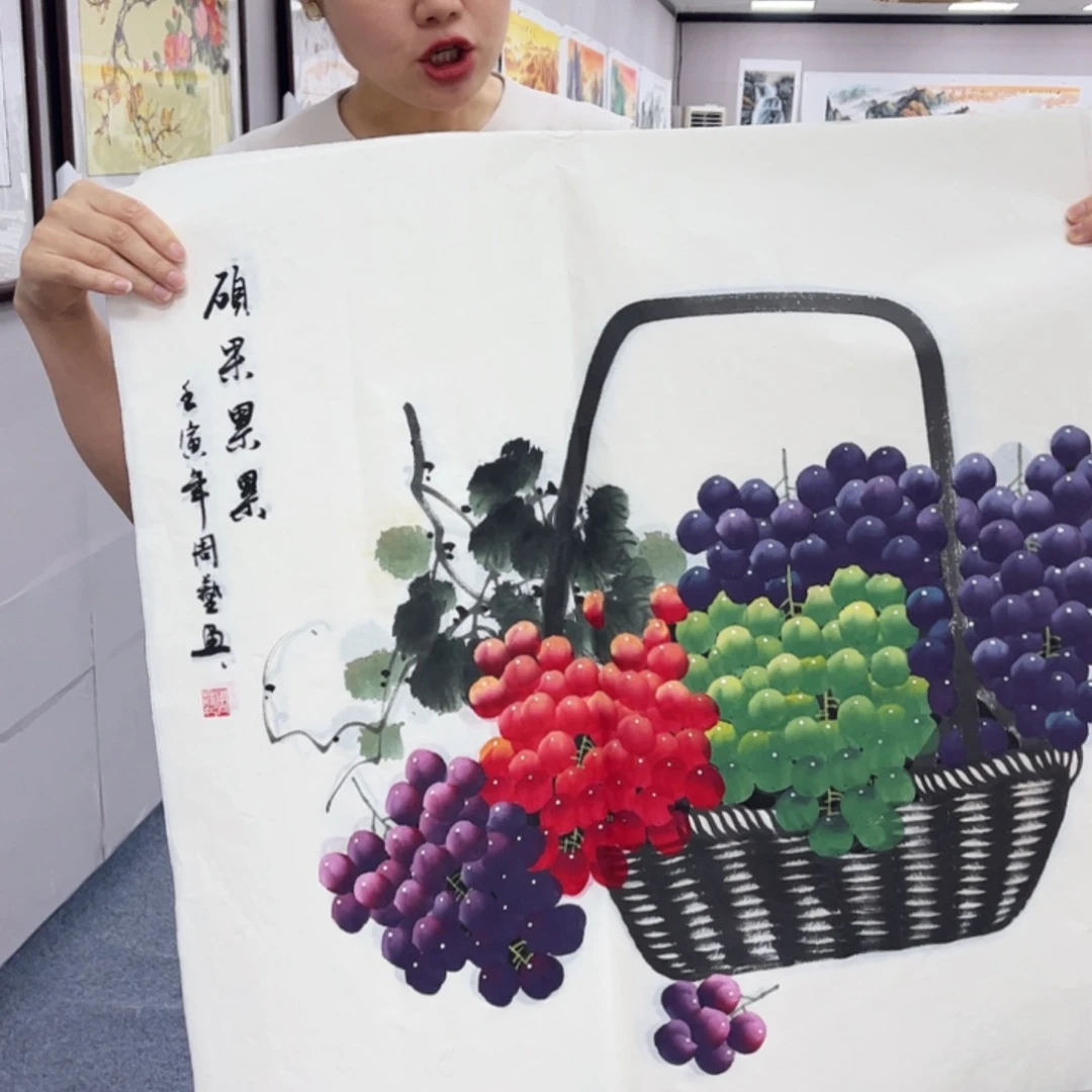 国画宣纸国画纯手绘作品