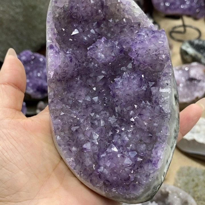 珠宝半成品紫晶未镶嵌