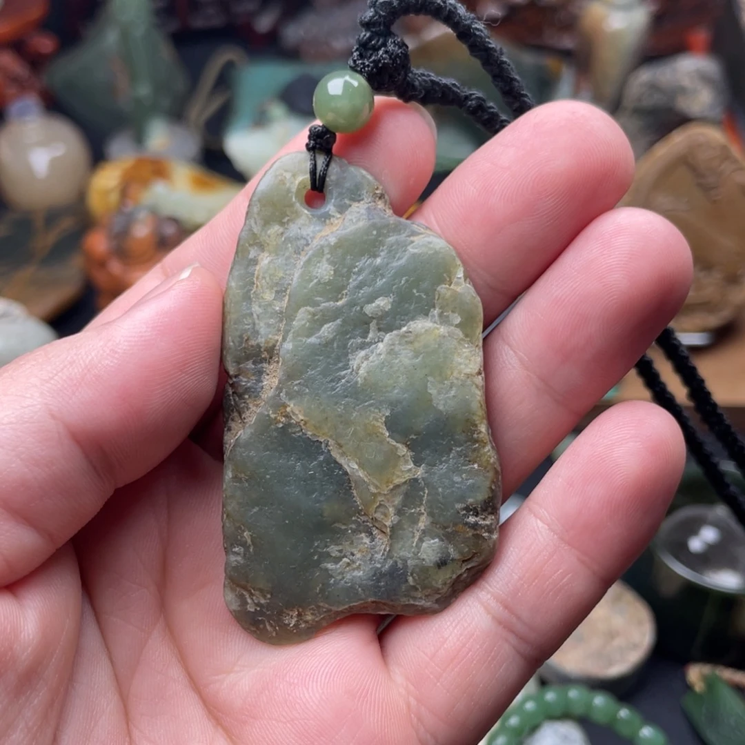 岫岩河磨玉（透闪石质玉）未镶嵌挂件