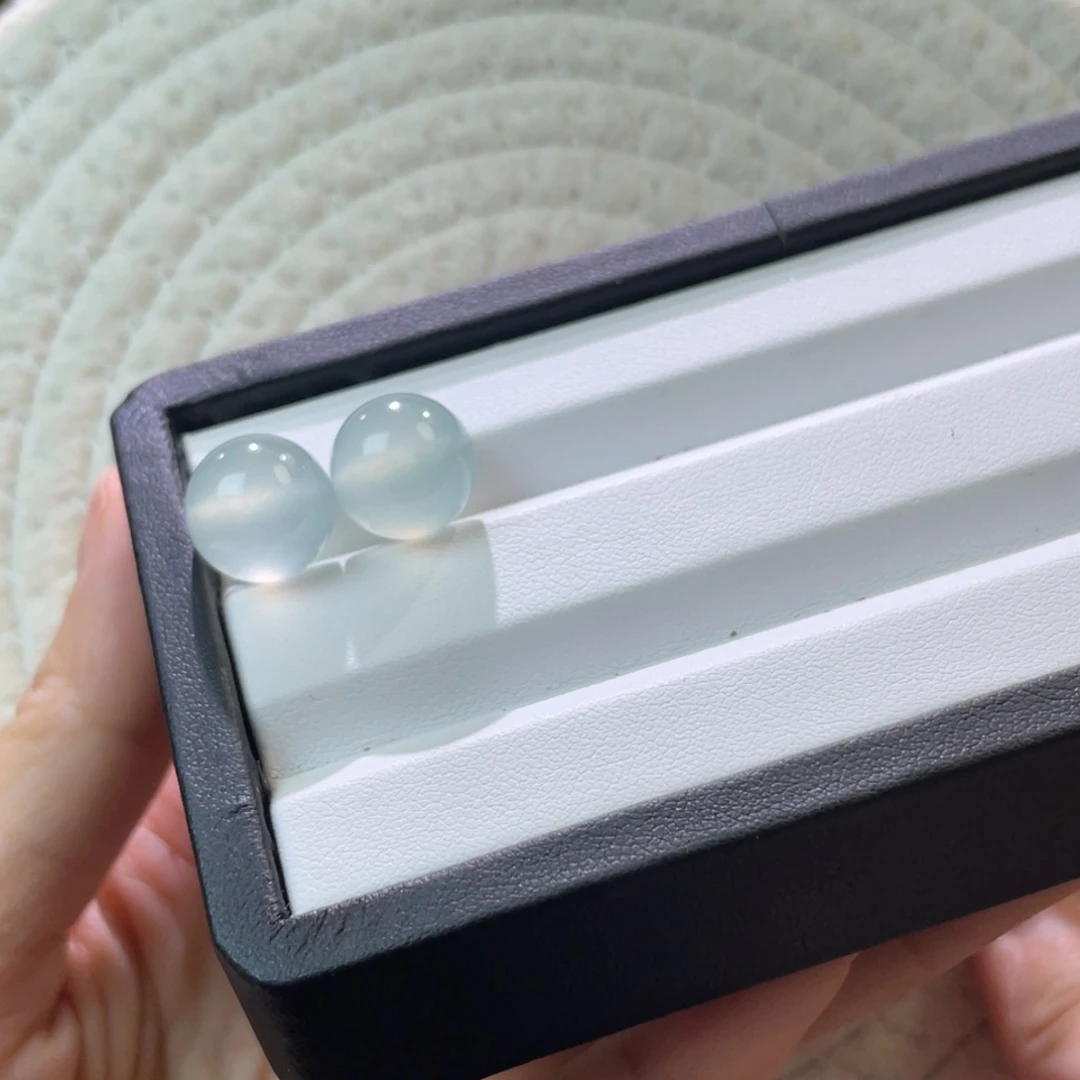 翡翠散珠天然缅a翡翠蓝钢