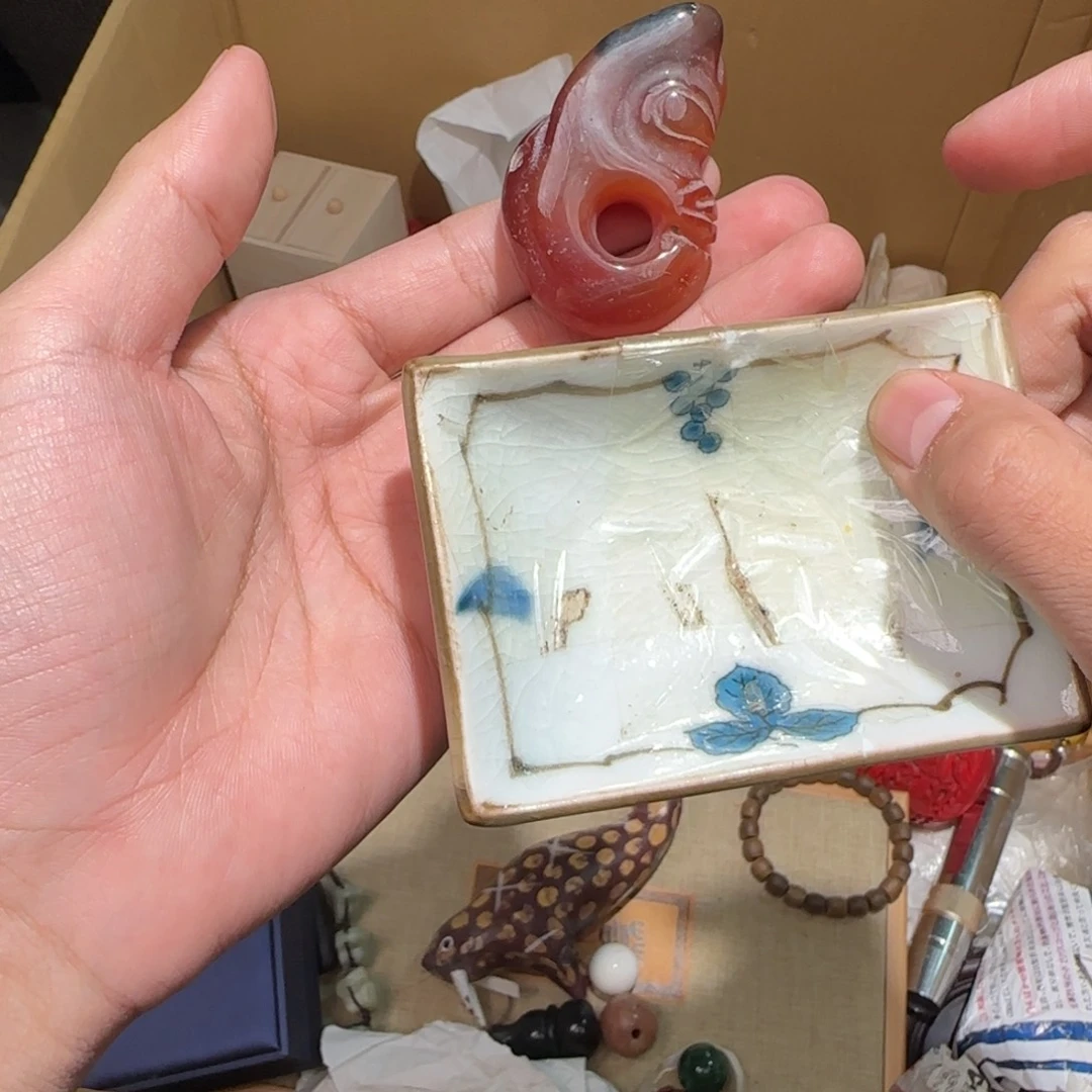 陶瓷孤品单件车里拍