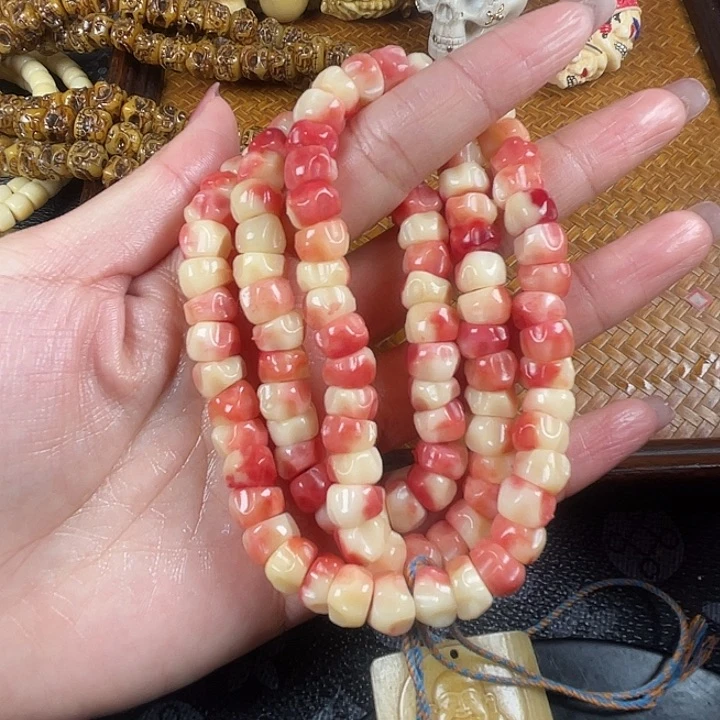 鹿骨手串/手链驼骨驼骨81，1.0