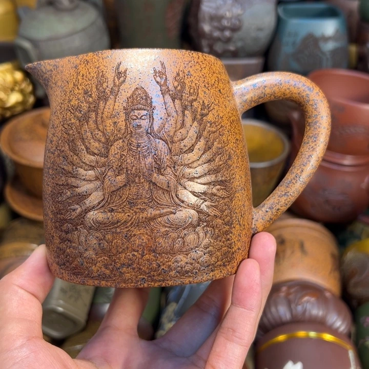 紫砂茶杯宜兴紫砂杯子