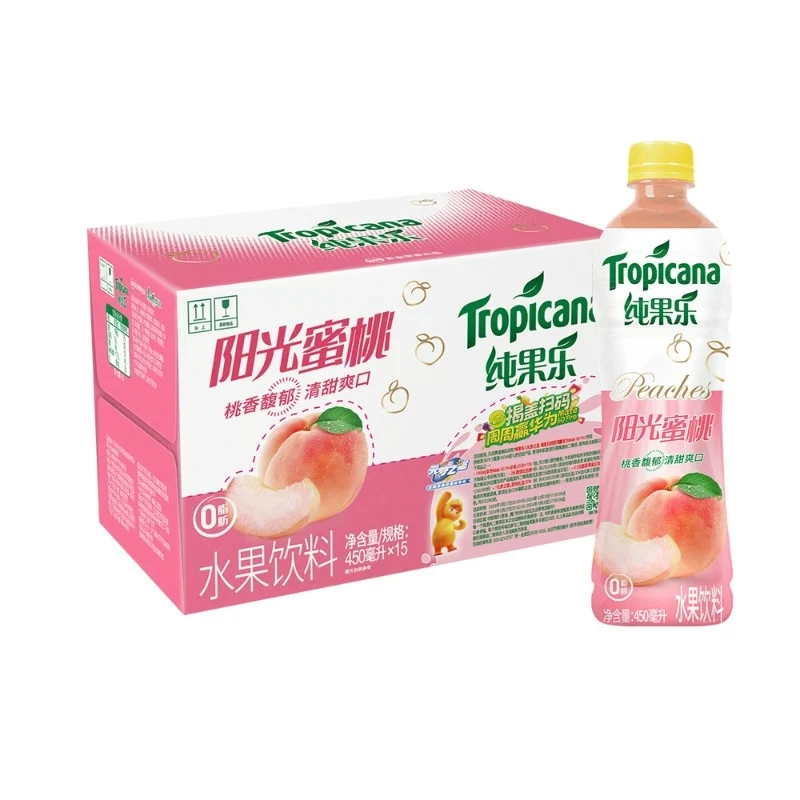 纯果乐阳光蜜桃柠檬派对450ml