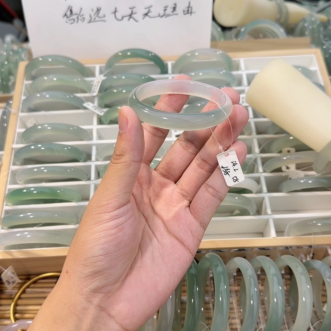 手镯玛瑙/玉髓未镶嵌圈口54.2