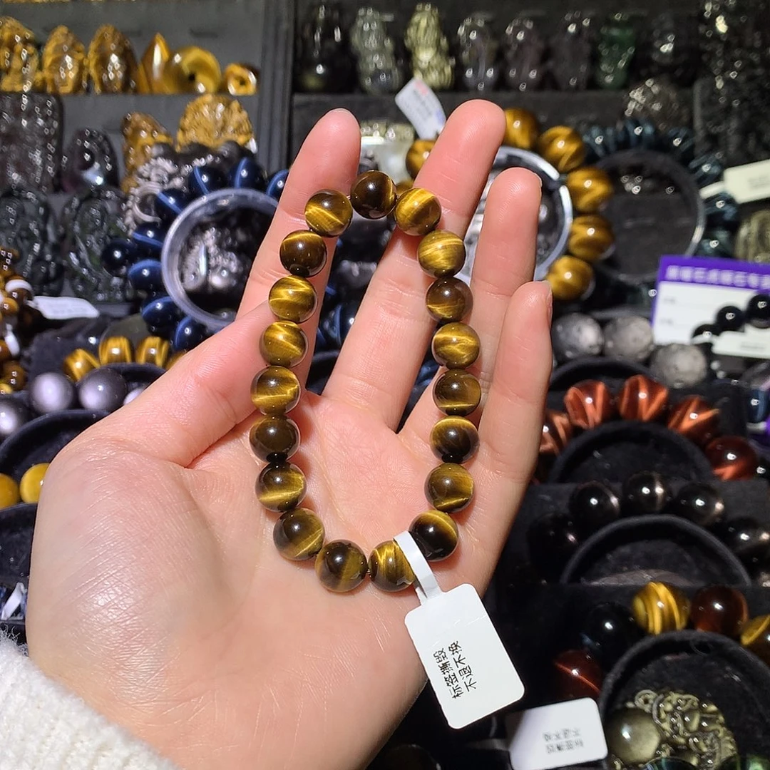 橘***。木变石未镶嵌手链