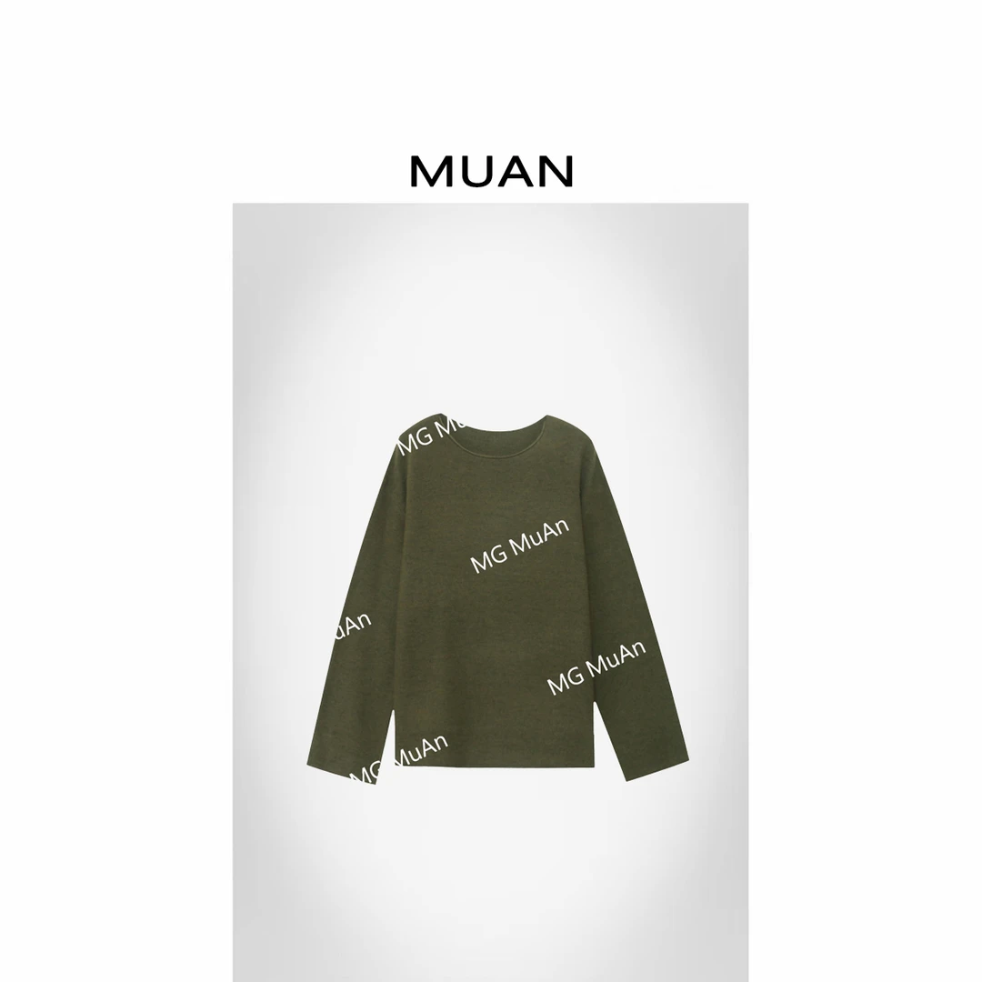 木岸MUAN：《滤镜毛衣》“滤镜系列”定制145克宽松毛衣女DG3-094-1