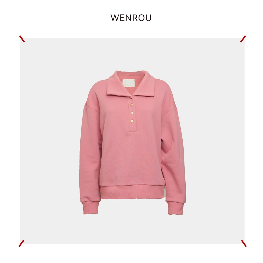 温柔自知 日本进口面料 休闲卫衣 W-254