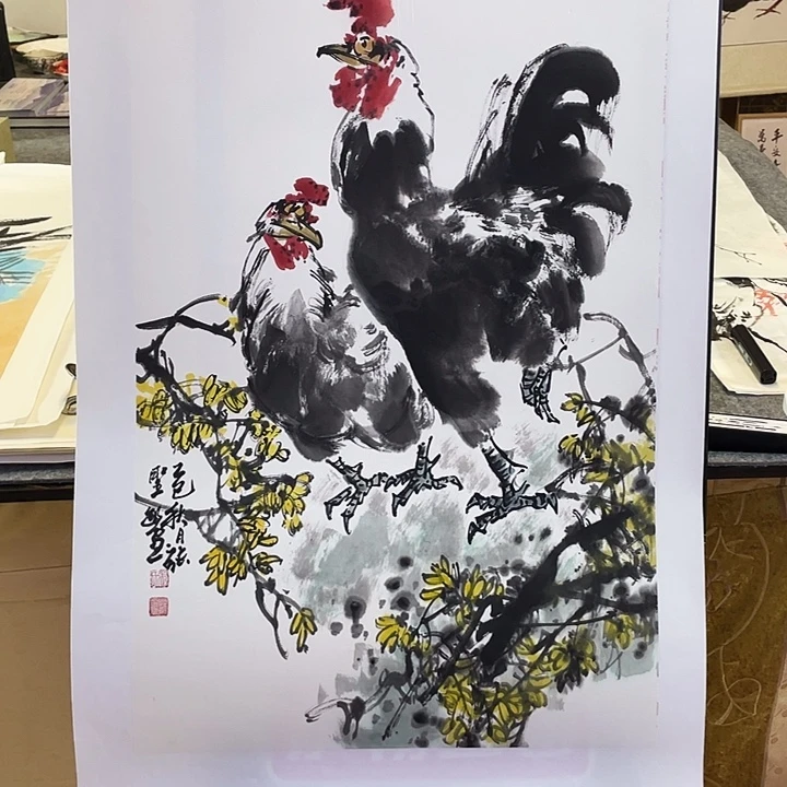 国画张圣敏先生纯手绘作品