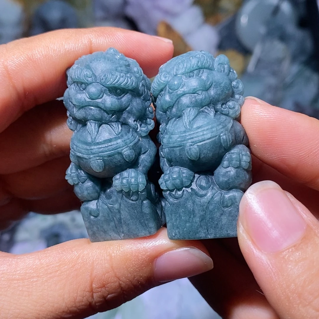 【闪购商品】未镶嵌定制翡翠翡翠一对