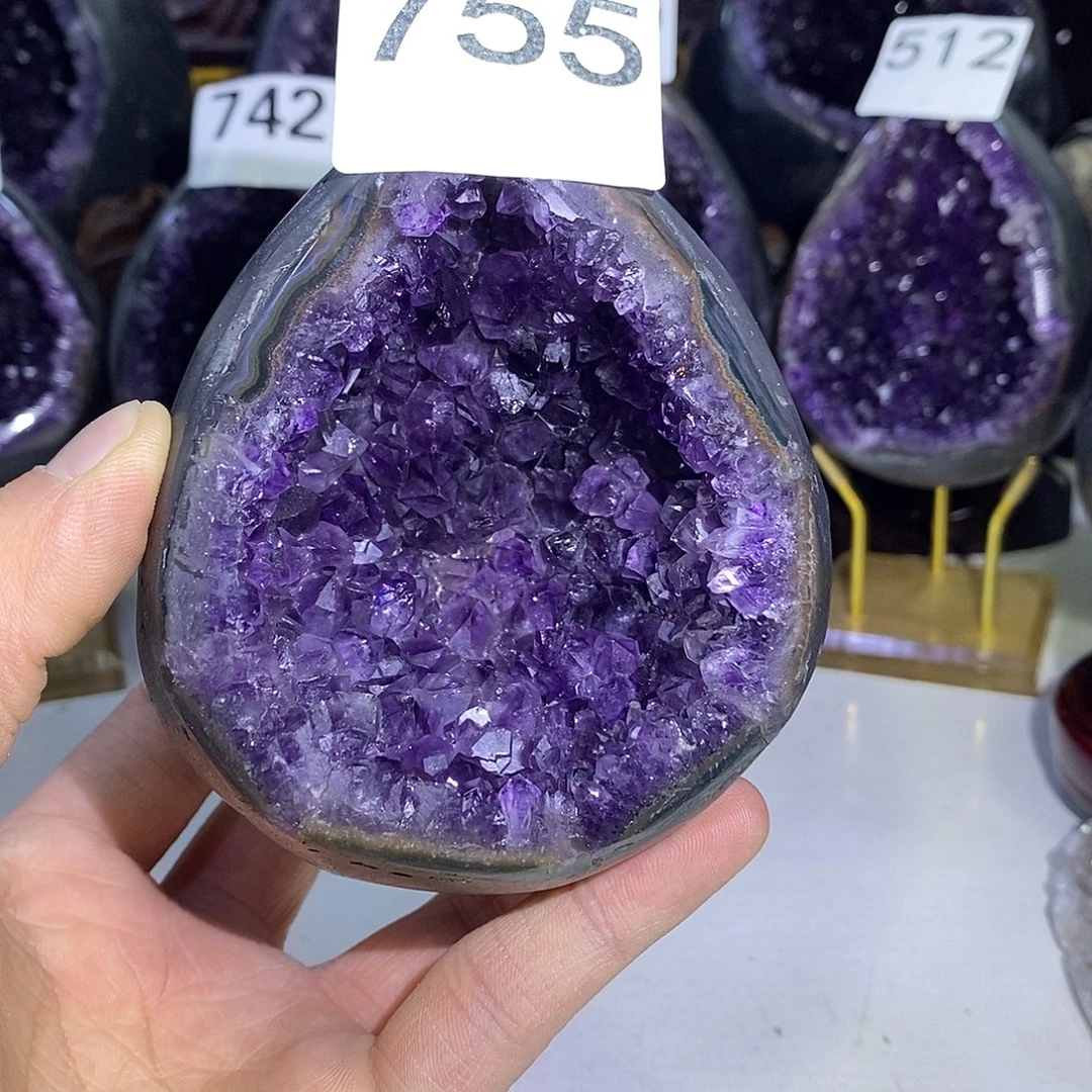 珠宝半成品未镶嵌紫晶