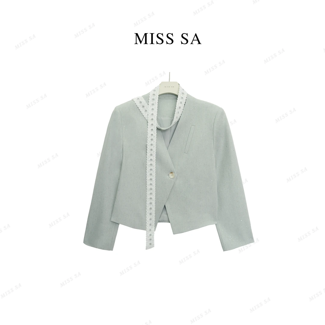 MISS SA春夏百搭时尚撒银短款小外套25028253