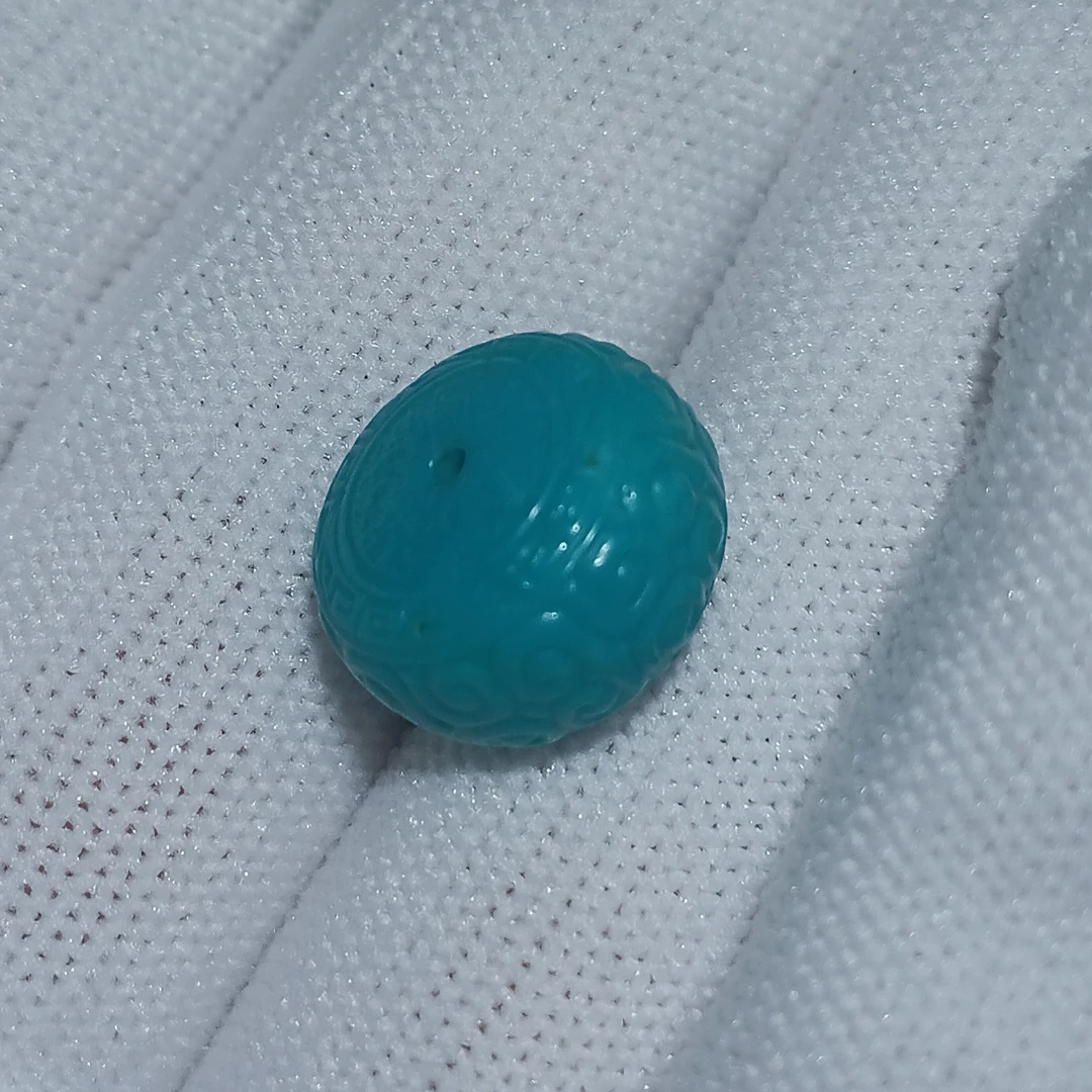 原矿绿松石回纹蓝料
