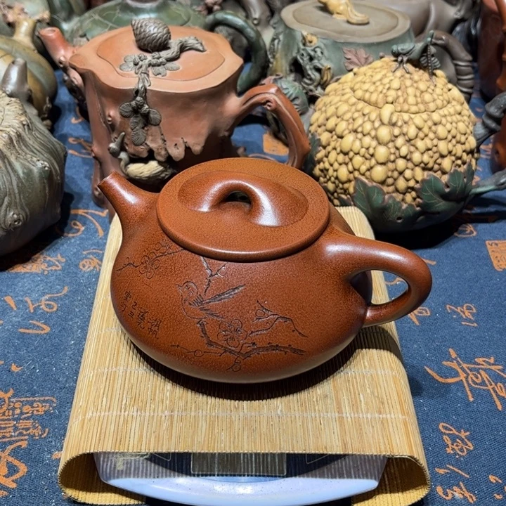 用***珠紫砂茶壶紫砂。