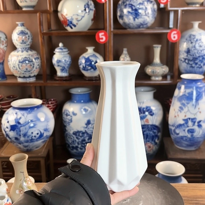 瓷片景德镇陶瓷赏瓶